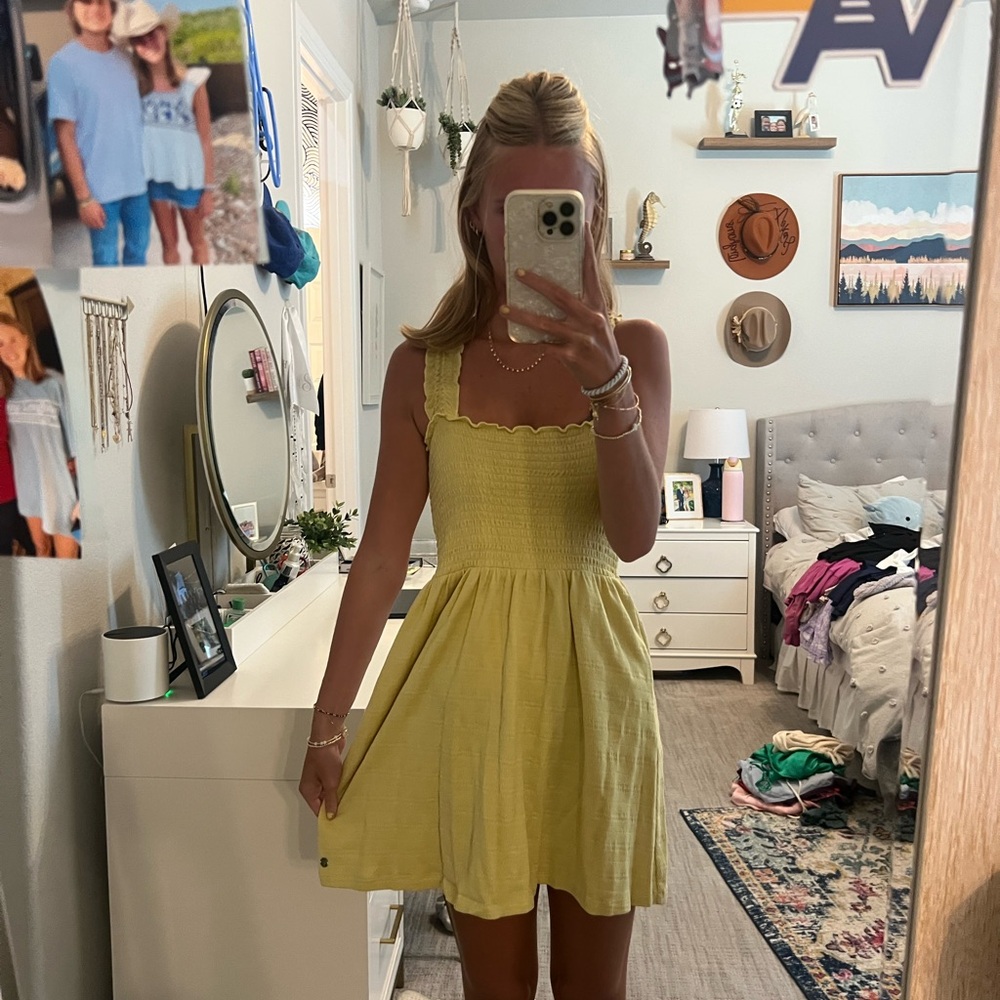 Roxy Yellow Mini Dress